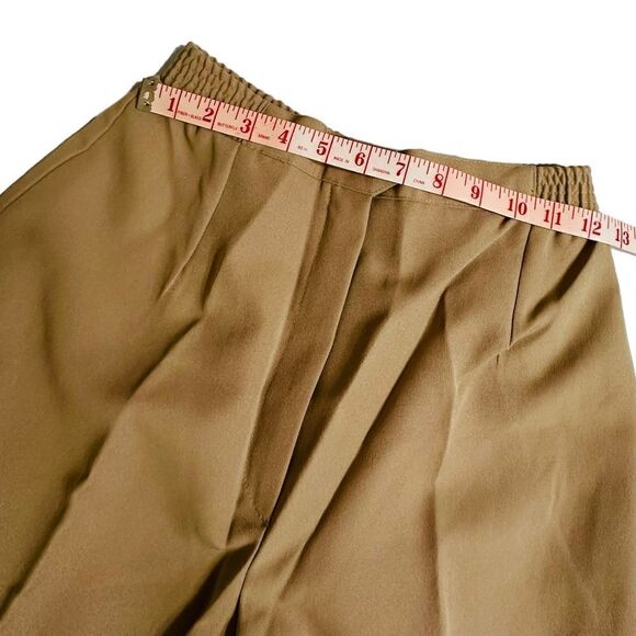 Vintage 70s E-Z Fit Beige Straight Leg High Waist Pants Size XS Short NWT - Picture 9 of 10